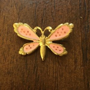 Vintage butterfly pin